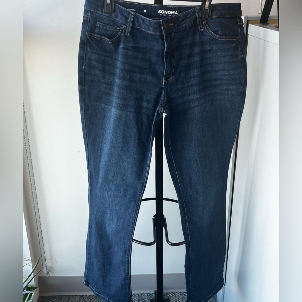 Sonoma Dark Blue Women's Bootcut Jeans